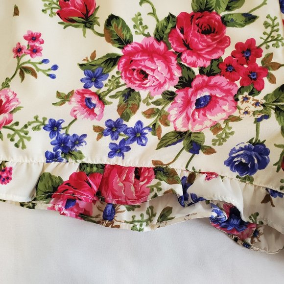 Adorbz Forever 21 Tap Pant Skort with Sweet Floral Design and Fun Details - Picture 4 of 7